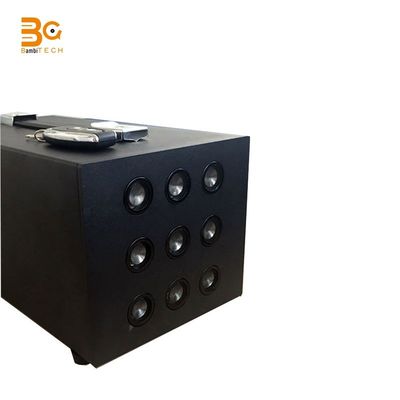 Génère des ondes ultrasonores élevées pour détecter les 9 bornes d'alimentation d'un appareil d'enregistrement vocal