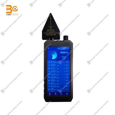 Détecteur de signaux sans fil portatif de 1 MHz à 12 GHz Détecter les signaux 2G/3G/4G/5G Bluetooth Wi-Fi & 315-433M, 800M Dispositif anti-espionnage