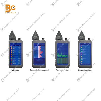 Détecteur de signal sans fil portable 1MHz-12GHz détectant les signaux 2G/3G/4G/5G Bluetooth Wi-Fi & 315-433M, dispositif anti-tracking 800M