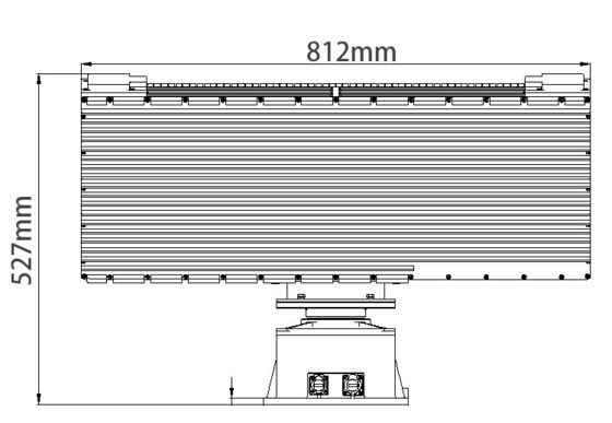 Détection par radar de drones à bande X 9,4-9,6 GHz avec système de réseau en phase