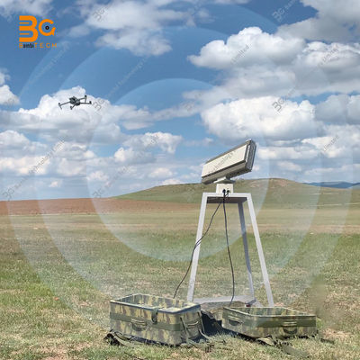 radar Doppler pulsé X-band 9,4-9,6 GHz à plateau tournant haute vitesse 10 km+ pour la détection de drones UAV