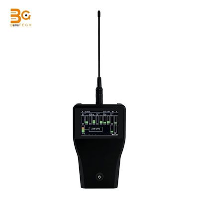 Analyseur de fréquence professionnel portatif de 1 MHz à 6 GHz Scanner Bluetooth Signal 5G RF WiFi Détecteur de bogues
